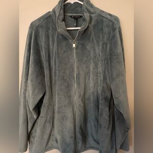 Athleta Gray Zip-Up Jacket